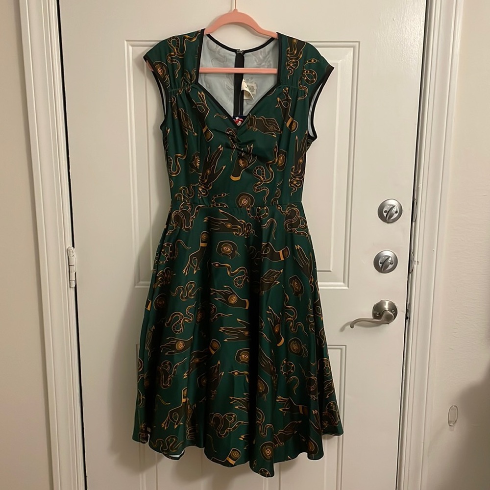 Garden of Eden Snake Heidi Pinup Girl Clothing Dress